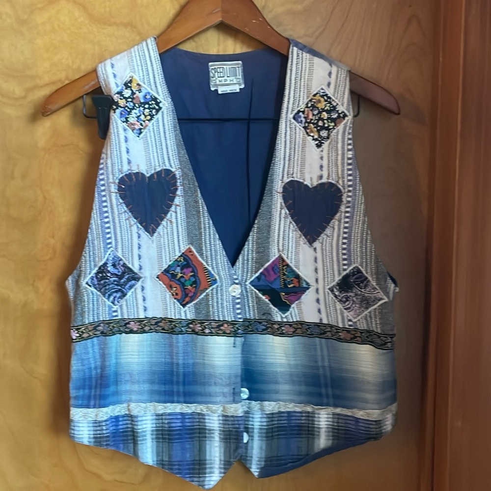 Speed Limit Denim Vest, Medium